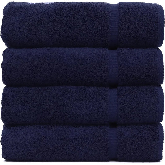 Super absorbent bath towel set of 4