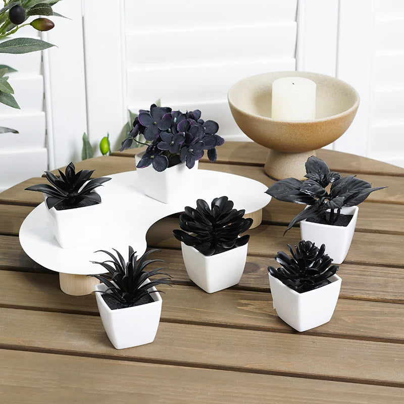 1SET Simulation Mini Potted Plant
