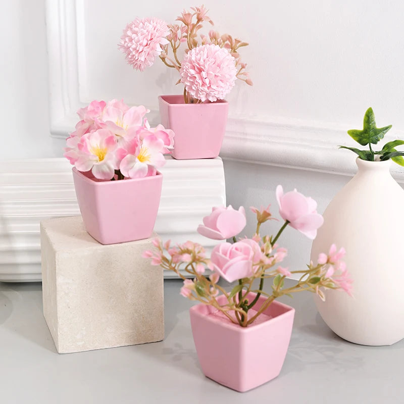 1SET Simulation Mini Potted Plant