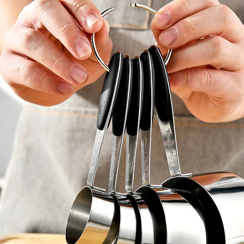 Stainless Steel Measuring Cups And Spoons