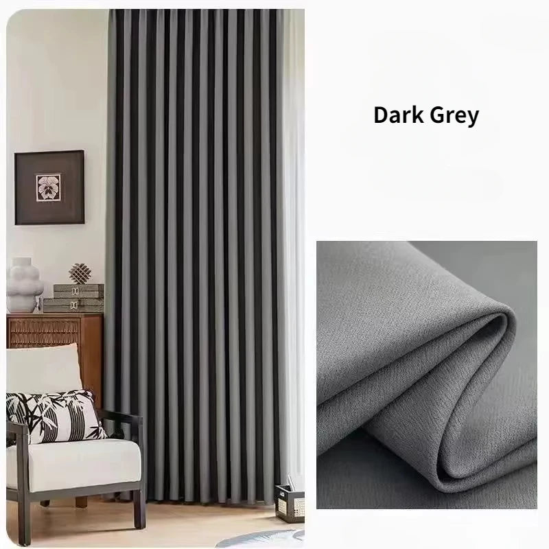 Blackout Curtains Linen Solid Color