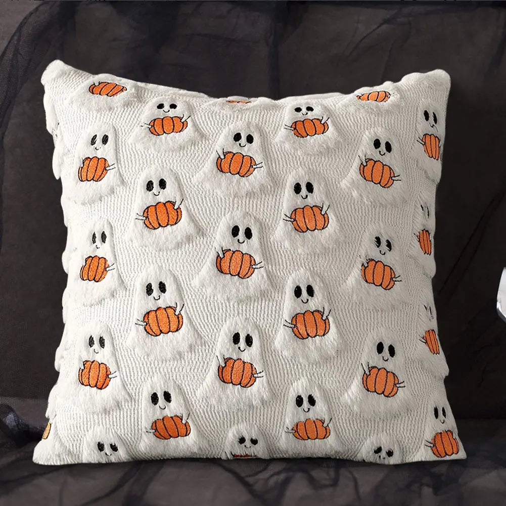 Halloween Ghost Pumpkin Pillowcase