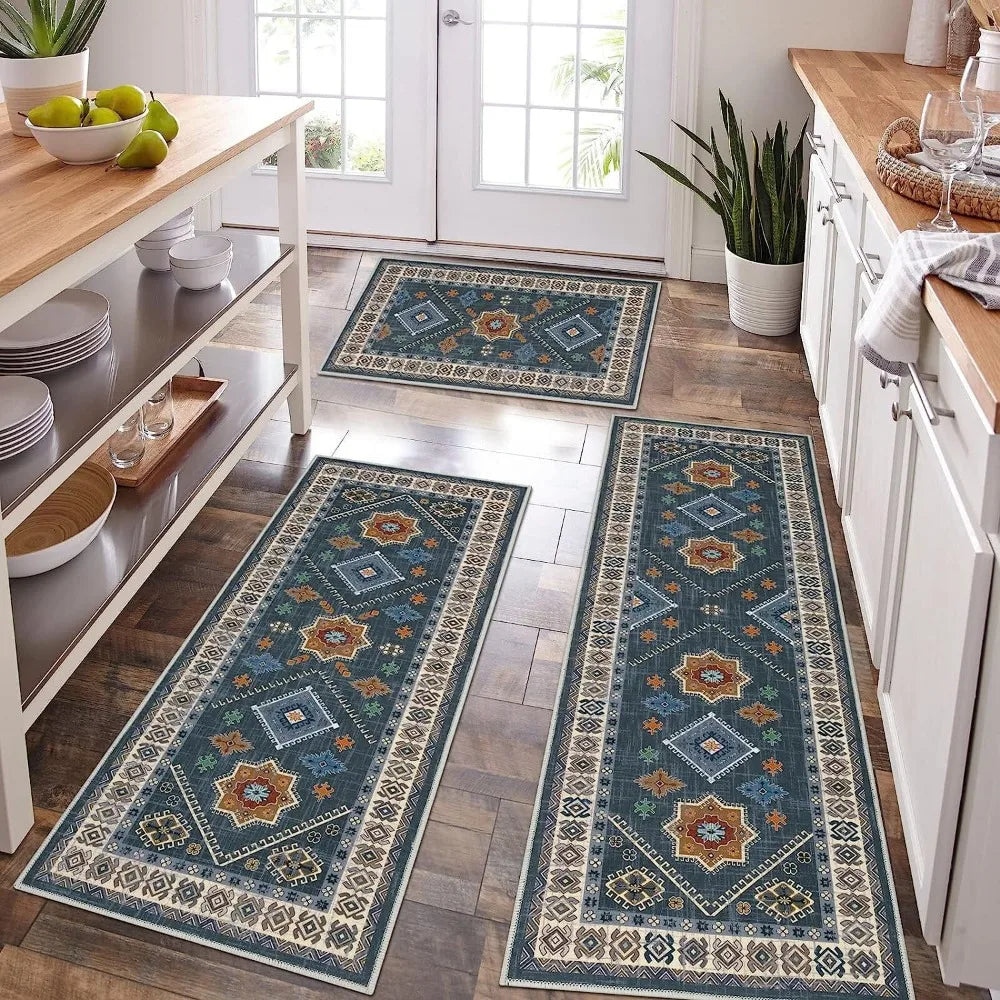 Rug set 3 pieces, washable