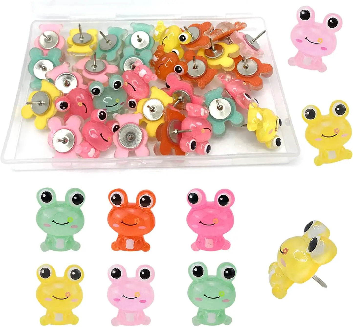 30 pcs Cartoon Push Pins for Cork Board