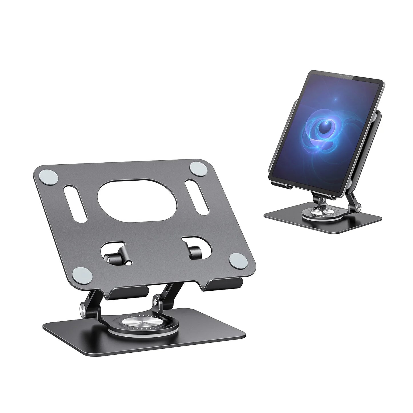 Tablet Stand Adjustable with 360 Swivel Base