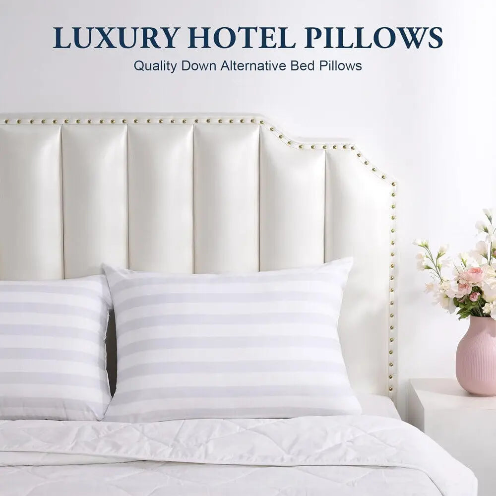 Set of 2 Bed Pillows Standard King