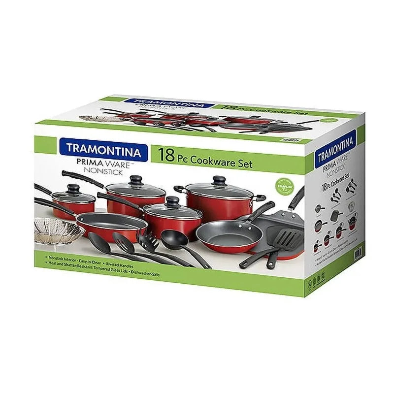 18-Piece Non-Stick Cookware Set