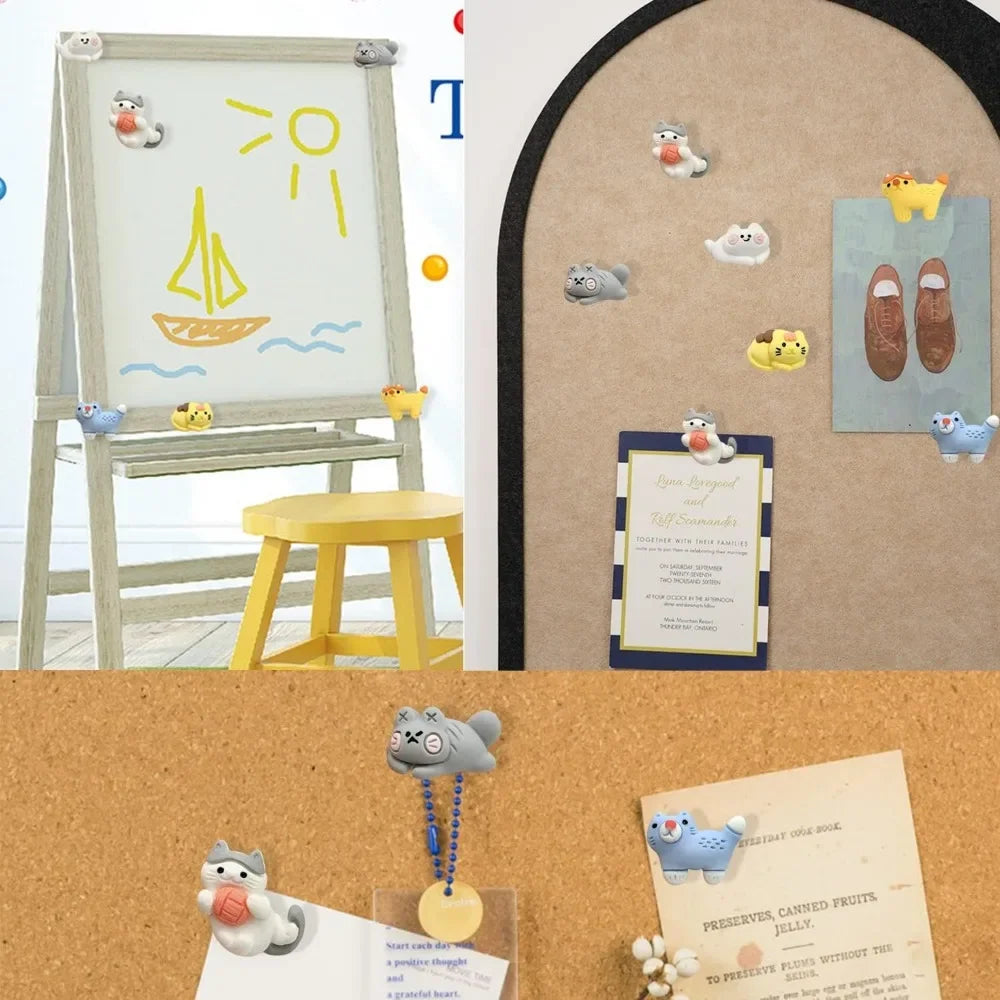 30 pcs Cartoon Push Pins for Cork Board