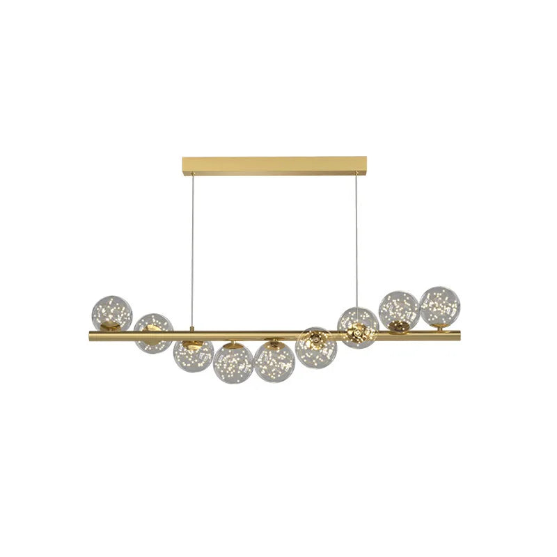 LED Glass Chandelier