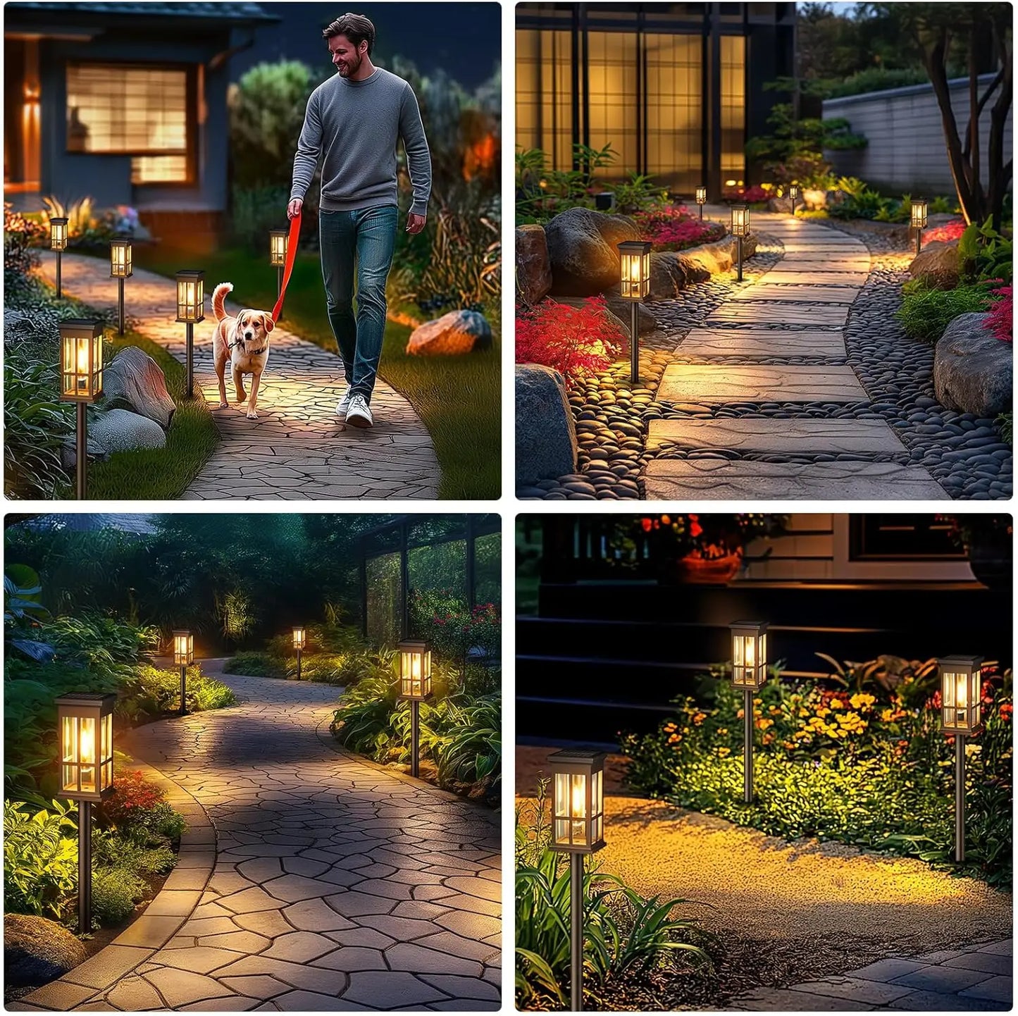 2/6/8 Pack Solar Pathway Lights