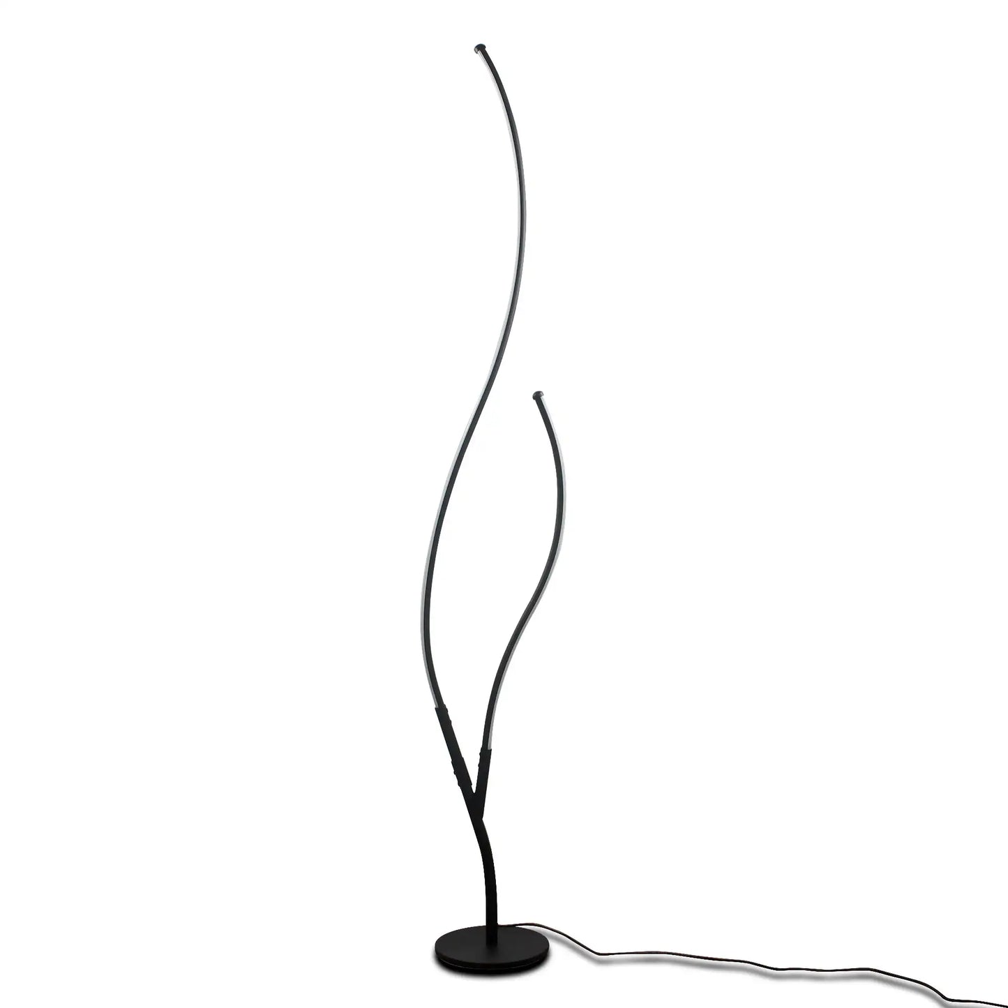 Spiral Floor Lamp, Dimmable LED