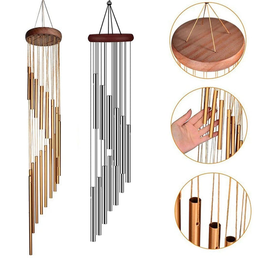 Aluminum Alloy Wind Chime with Hook