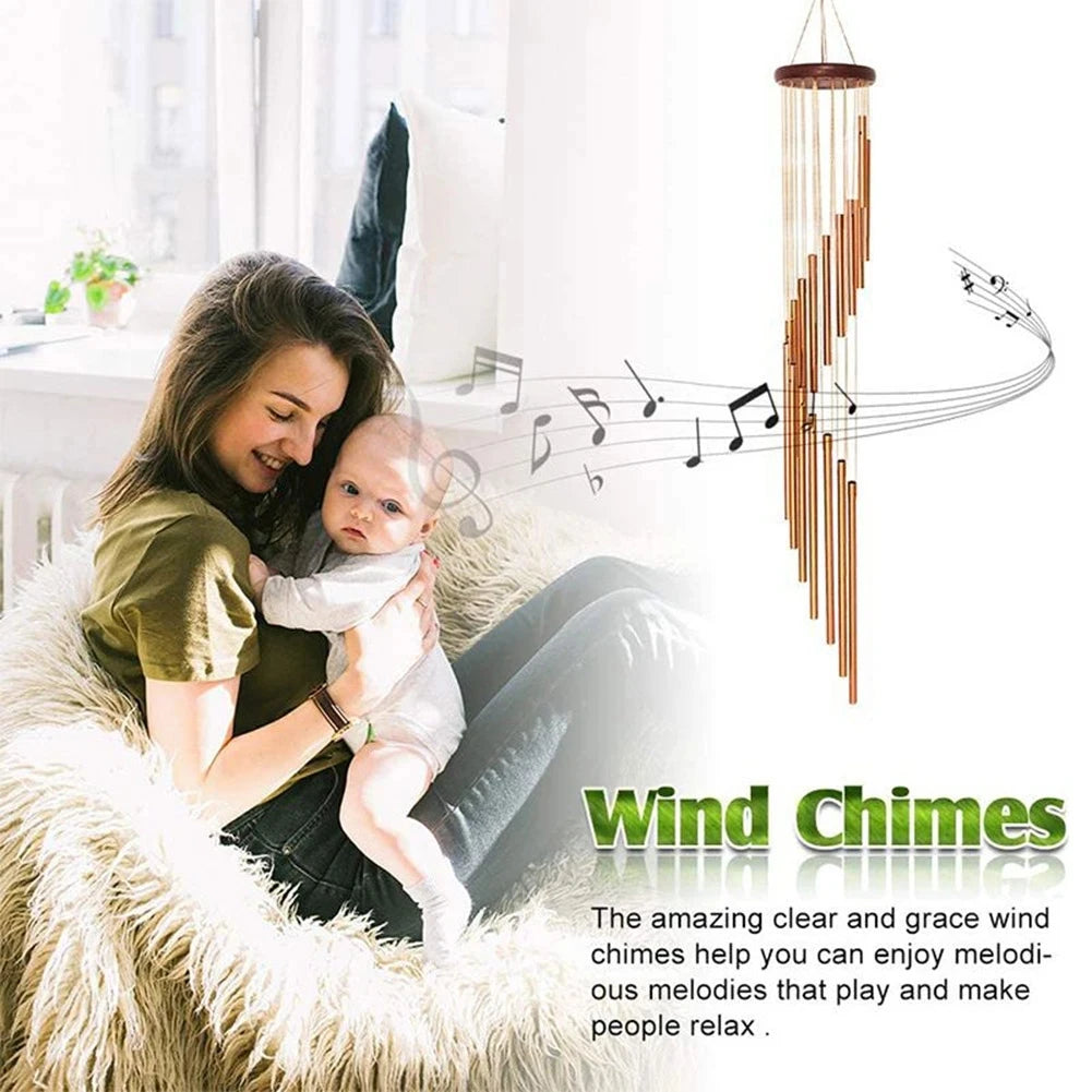 Aluminum Alloy Wind Chime with Hook