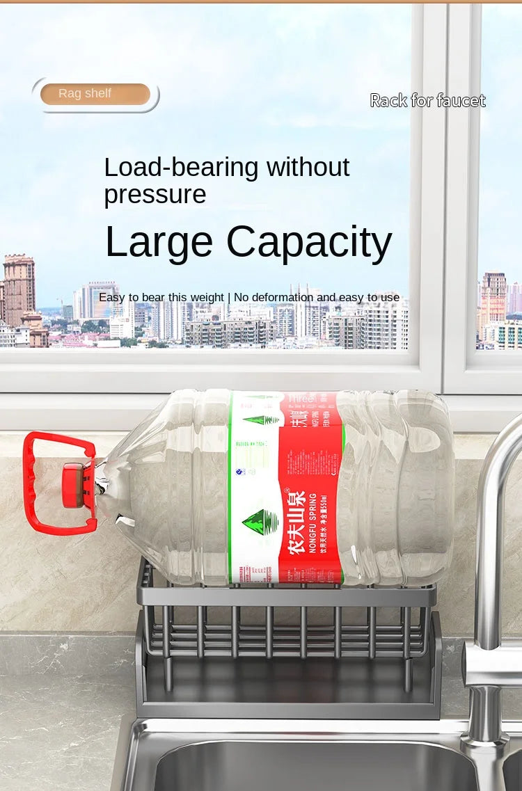 Kitchen Cleaning Cloth Storage Draining Rack