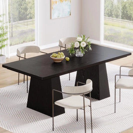 Black Dining Table for 4-6