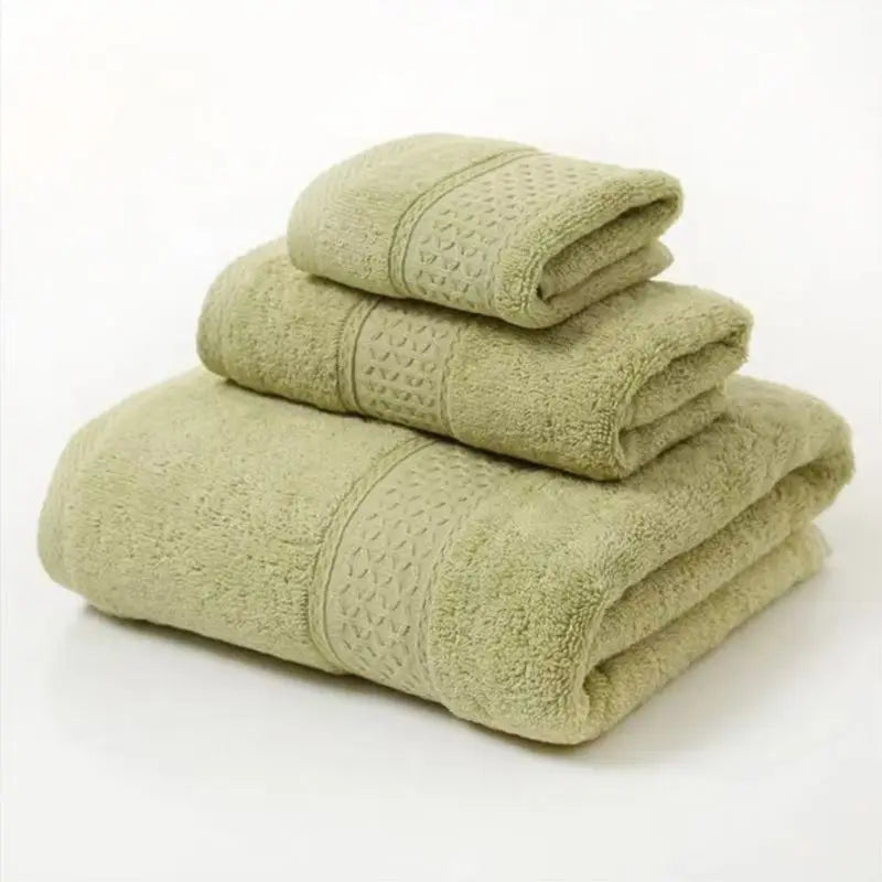 3pc Luxurious Cotton Towel Set