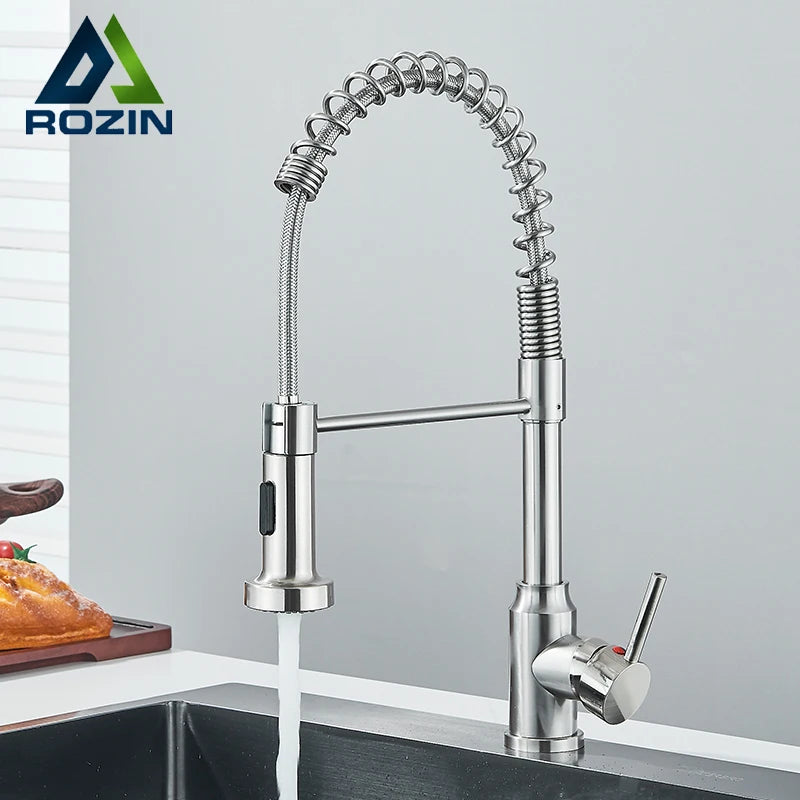 Pull Down Kitchen Faucet 360° Swivel Nozzle