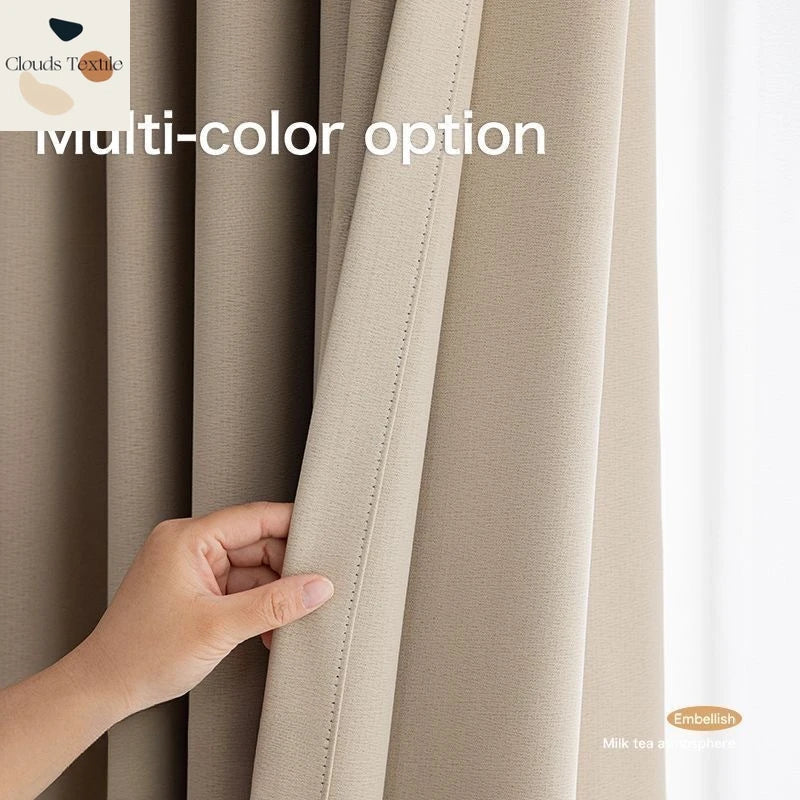 Blackout Curtains Linen Solid Color
