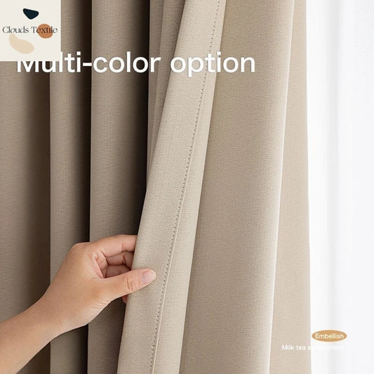 Blackout Curtains Linen Solid Color