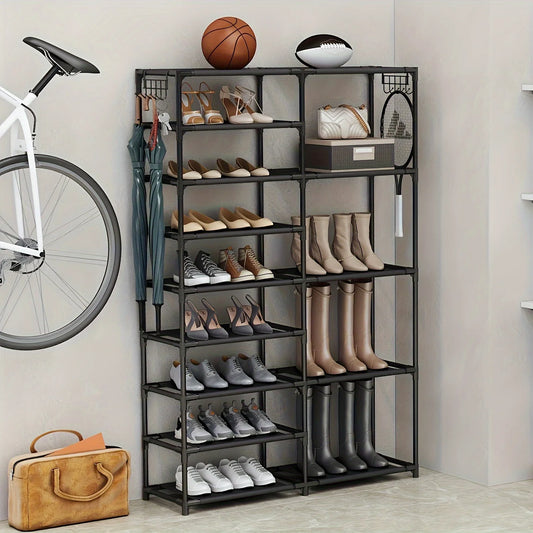 9-Tier Tall Shoe Rack Free-Standing