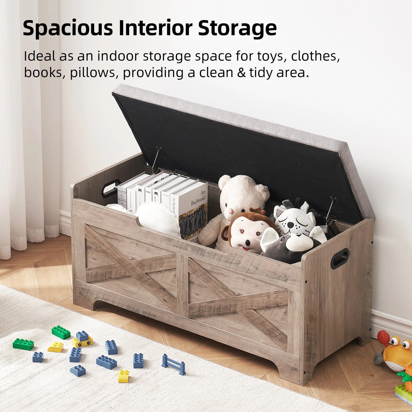 Storage Chest with Liftable Top