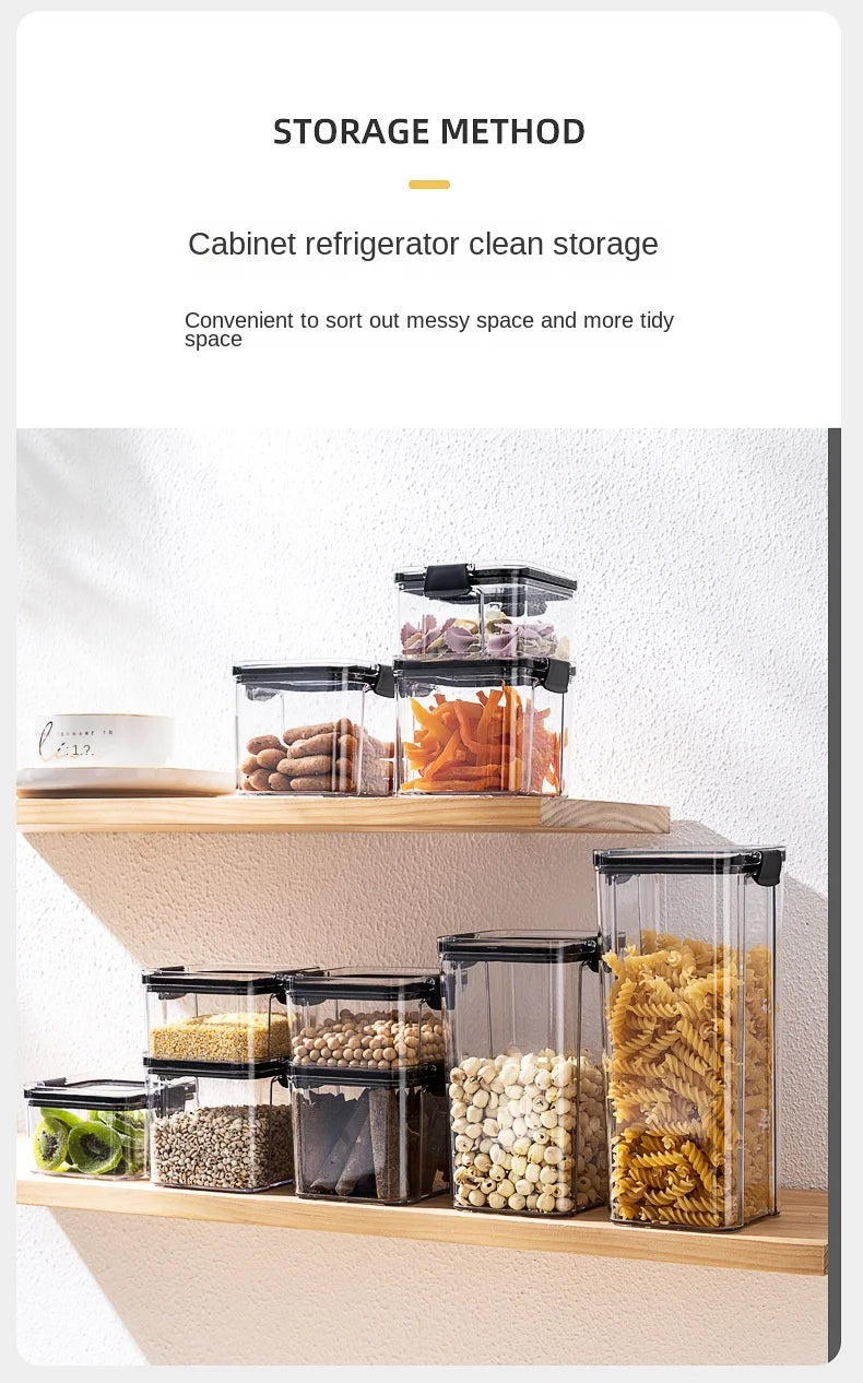 Sealed Kitchen Storage Jar Set