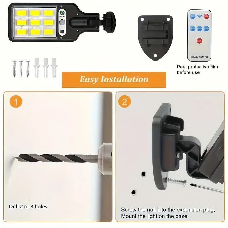 Solar Motion Sensor Security Lamp