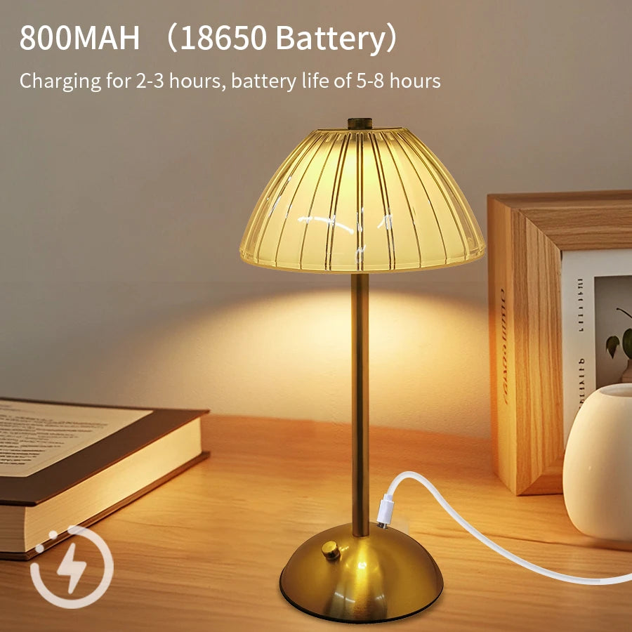 LED Table Lamp Touch Sensor Dimmable Night Light