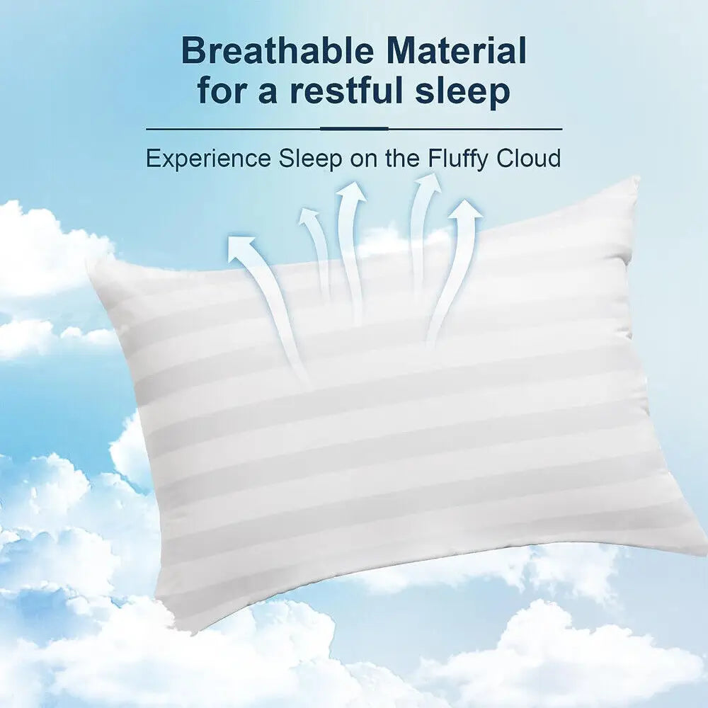 Set of 2 Bed Pillows Standard King