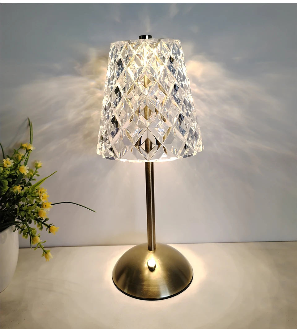 LED Table Lamp Touch Sensor Dimmable Night Light