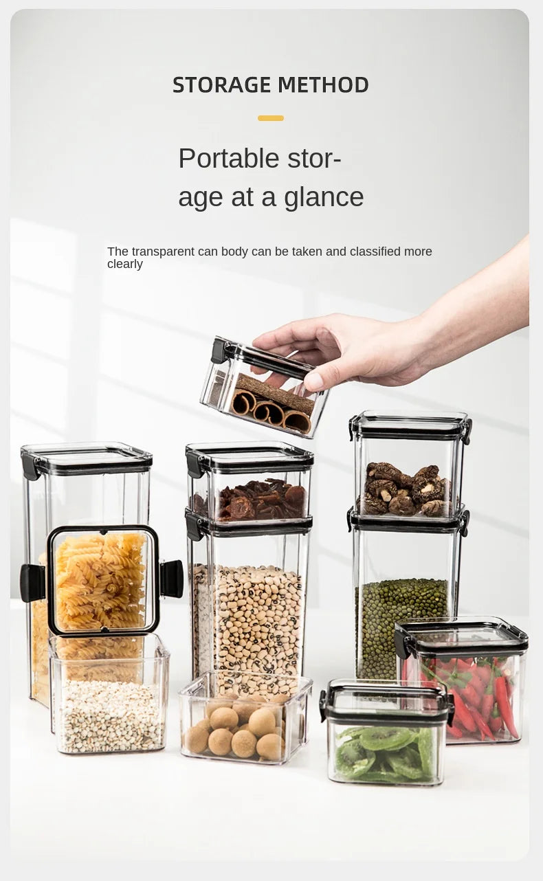 Sealed Kitchen Storage Jar Set