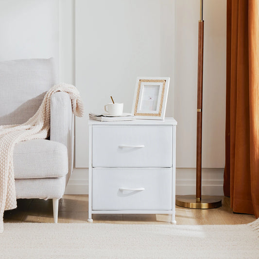2 Drawers Nightstand