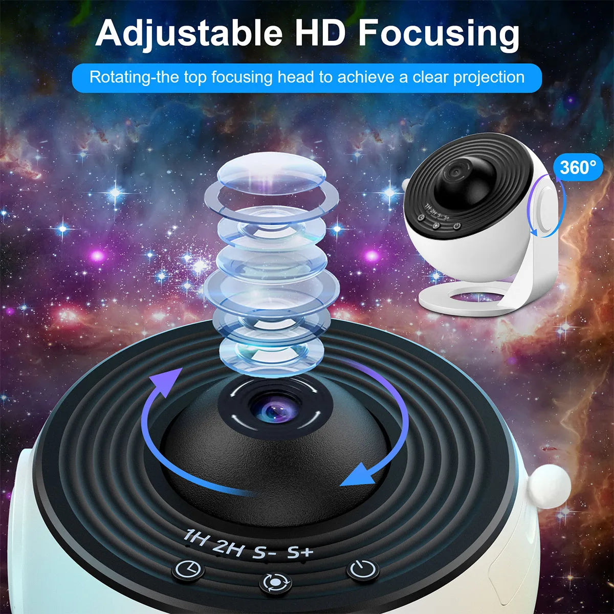 13 in 1 Star, Planetarium Galaxy Projector, Night Light