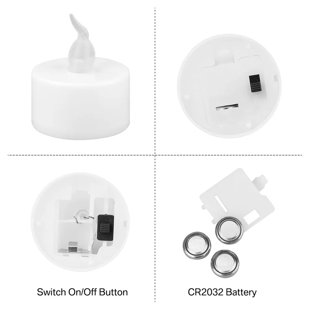 Candle Flameless Flickering LED Battery Operated