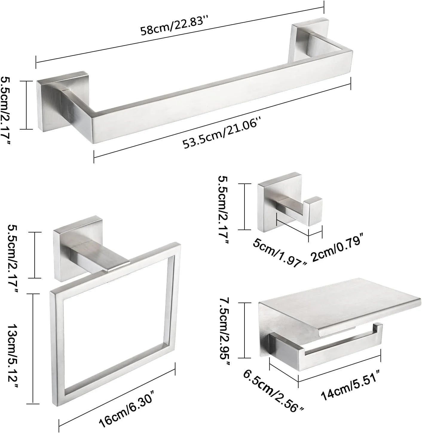 Bathroom Hardware Set